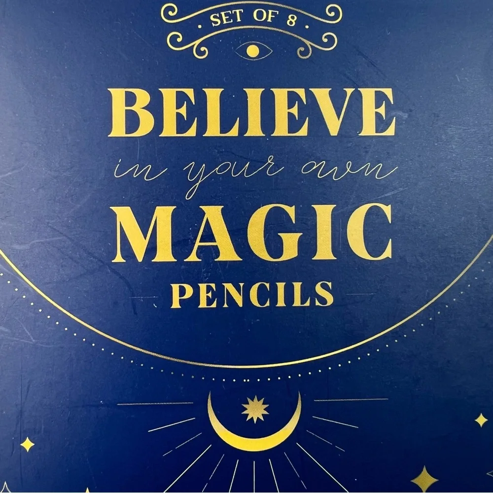 ECCOLO Set Of 8 Believe In Your Own Magic Pencils - Picture 3 of 3